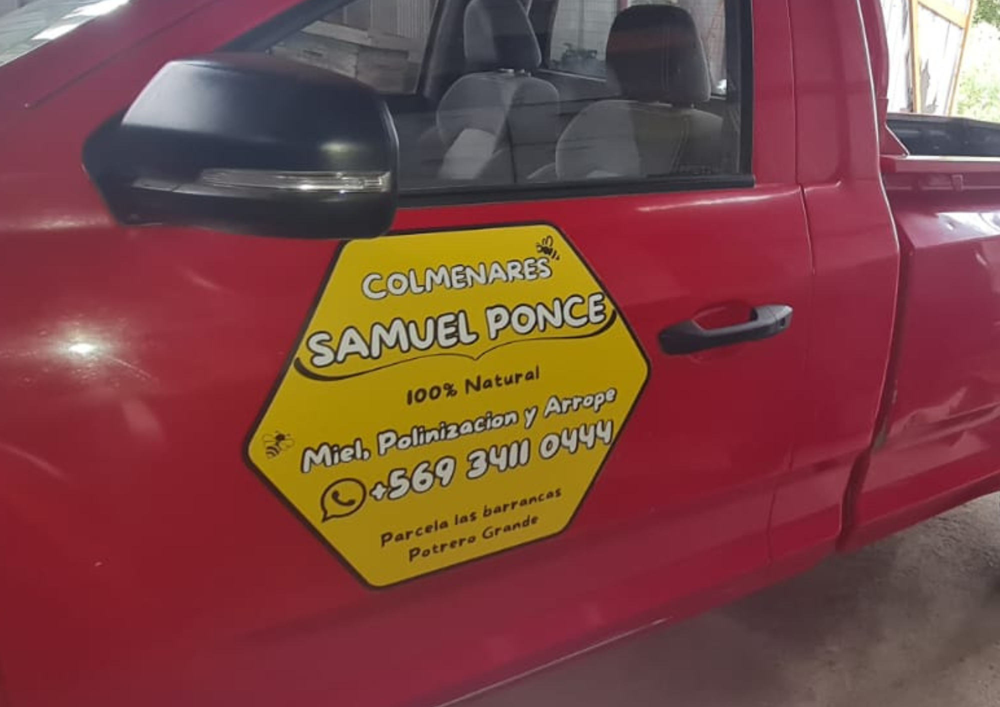 Logo en vinilo para Colmenares Samuel Ponce